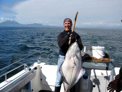 Great catch! Big Blue Charters Alaska fishing guest.