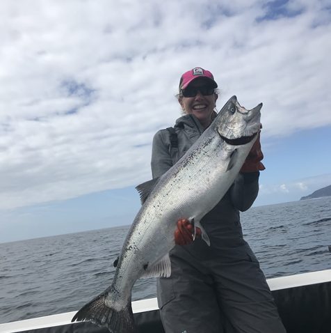 August 16, Salmon fishing in Alaska