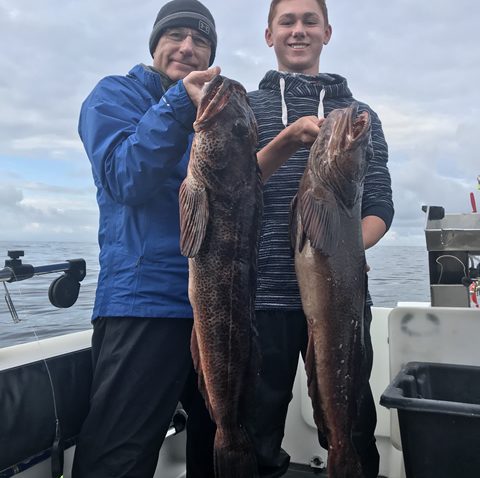Alaska Fishing guests with big fish!