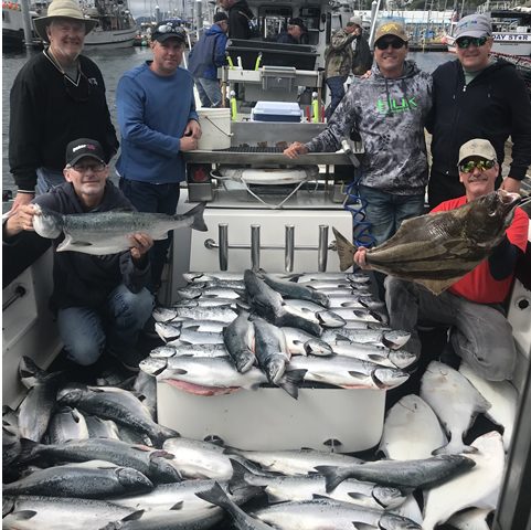 Boatful of fish! Alaska Fishing Charters - Big Blue
