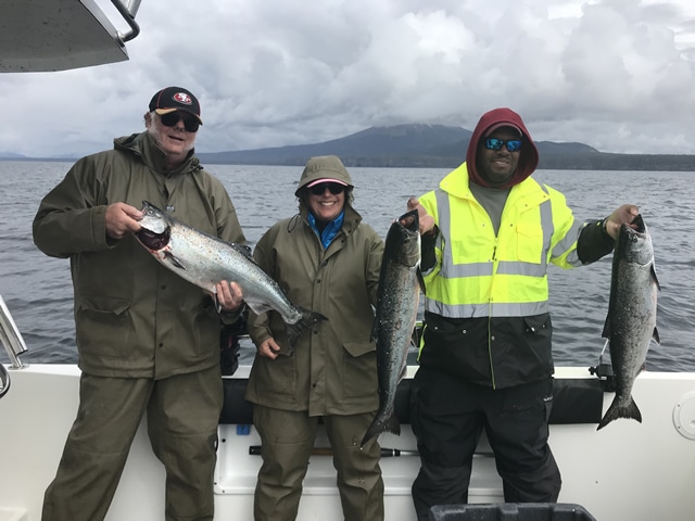Alaska fishing trip with Big Blue Charters, Sitka