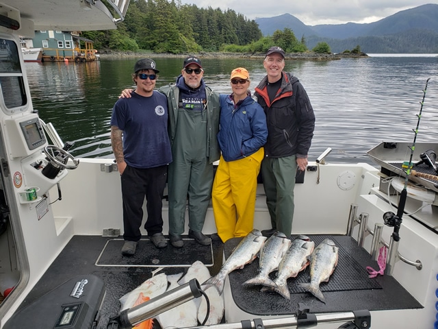 June 19, 2019 -Big Blue Charters Alaska Salmon Fishing