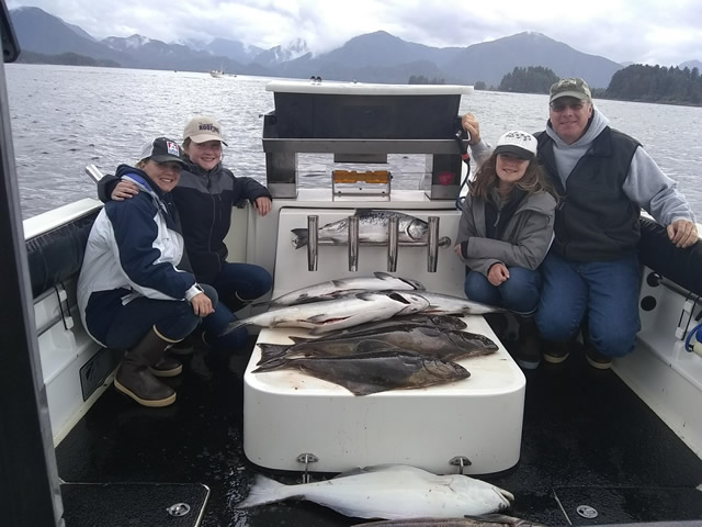 July 27, 2019 - Great day for family-style fishing in Alaska with Big Blue Charters!