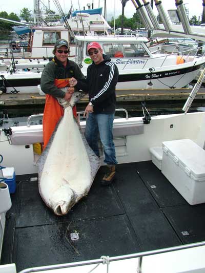 Reed over 200 pounds of halibut