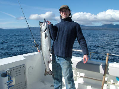 First king salmon of the year