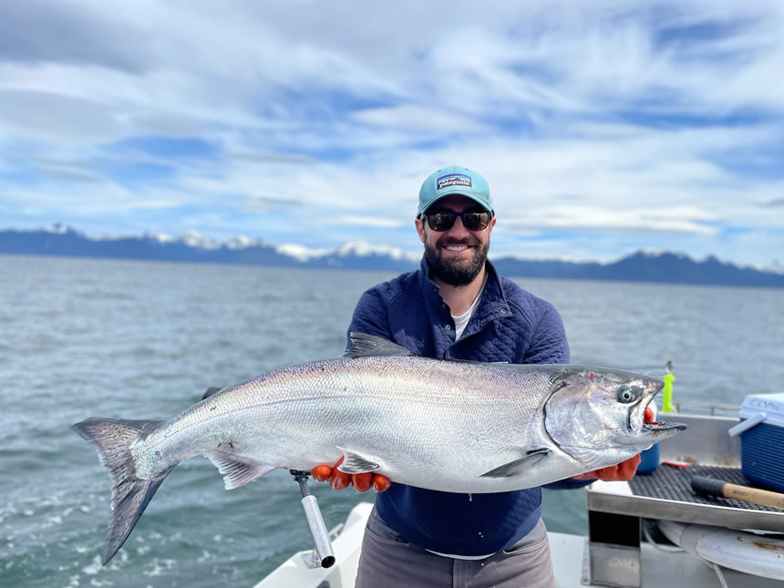 June 6, 2022 - Alaska Salmon Fishing with Big Blue Charters, Sitka.