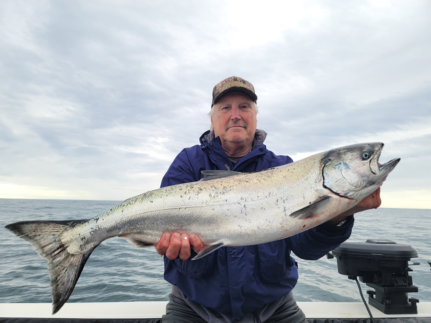 June 9 - Alaska Salmon Fishing Guest - Big Blue Charters, Alaska.