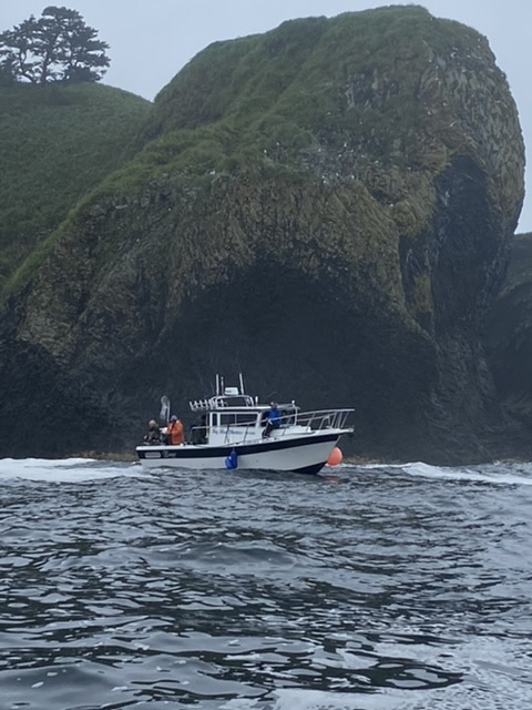 July 18, 2022 - Fishing for Coho close to the Island, Sitka Alaska with Big Blue Charters.