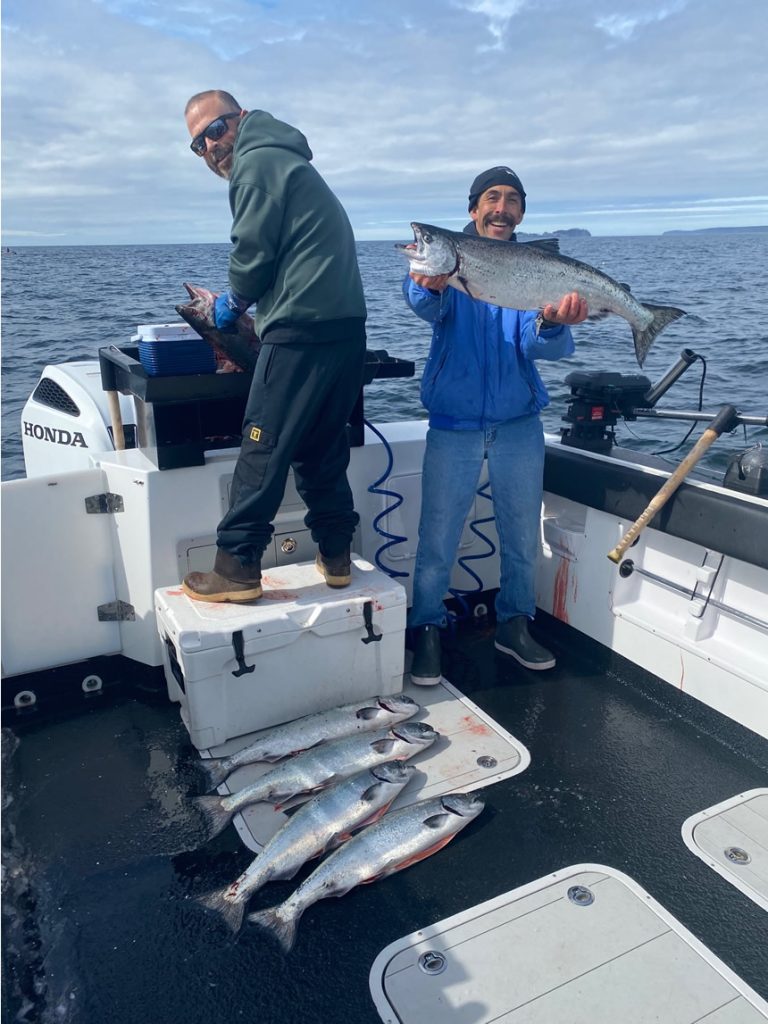 Alaska Fishing Charter Guests in early May 2023 - Big Blue Charters, Sitka Alaska
